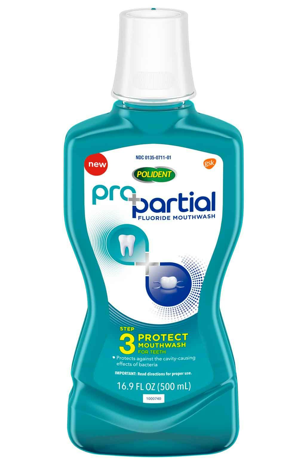 Mouthwash For Dentures ProPartial Mouthwash Products Polident